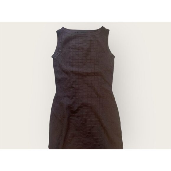 Gucci Women’s Dark Brown Textured Sleeveless Sheath Dress XS Made in Italy - Picture 2 of 9